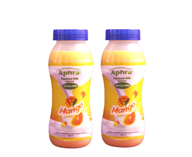 Aphra a2 mango flavored milk